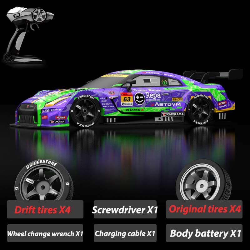 KM16191 Pro 1:16 High-Speed 4WD Drift RC Car with