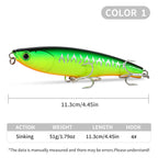 XY-511 Pencil Lures – Topwater Stick Bait for Surface Fishing – Wholesale