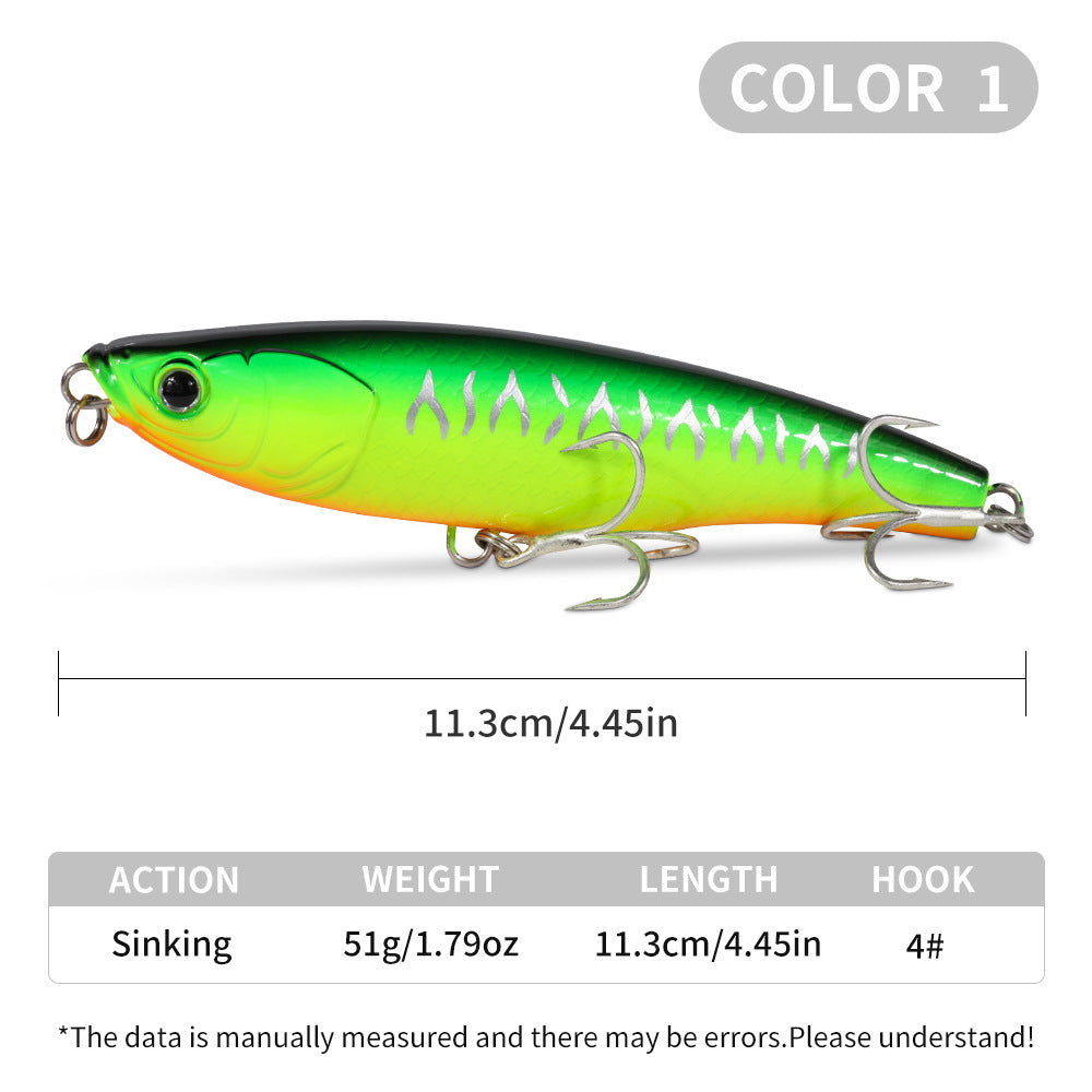 XY-511 Pencil Lures – Topwater Stick Bait for Surface Fishing – Wholesale