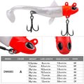 DW-6083 Jig Head Lures – Lead Head Jig with Soft Body – Bulk Order