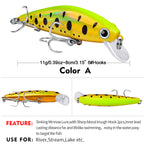 DW457 Minnow Lures – Swimming Bait for Freshwater and Saltwater – Bulk