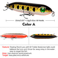 DW1023 Pencil Lures – Topwater Stick Bait for Surface Fishing – Wholesale
