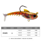 DW-6095 Jig Head Lures – Lead Head Jig with Soft Body – Bulk Order