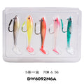 DW-6092 Jig Head Lures – Lead Head Jig with Soft Body – Bulk Order