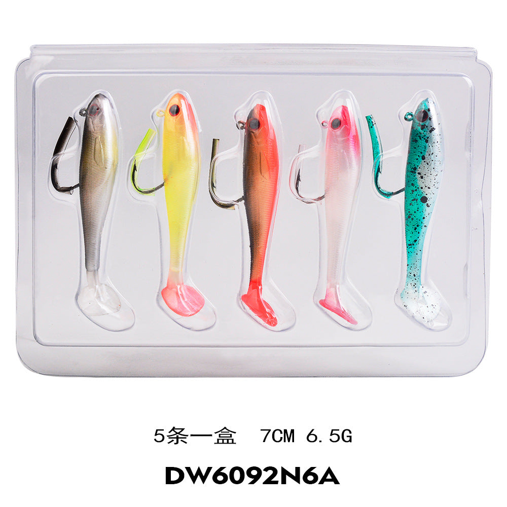 DW-6092 Jig Head Lures – Lead Head Jig with Soft Body – Bulk Order