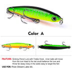 DW625 Pencil Lures – Topwater Stick Bait for Surface Fishing – Wholesale