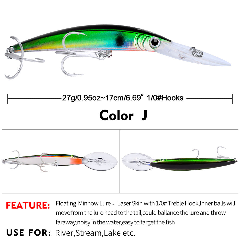 DW358 Minnow Lures – Swimming Bait for Freshwater and Saltwater – Bulk