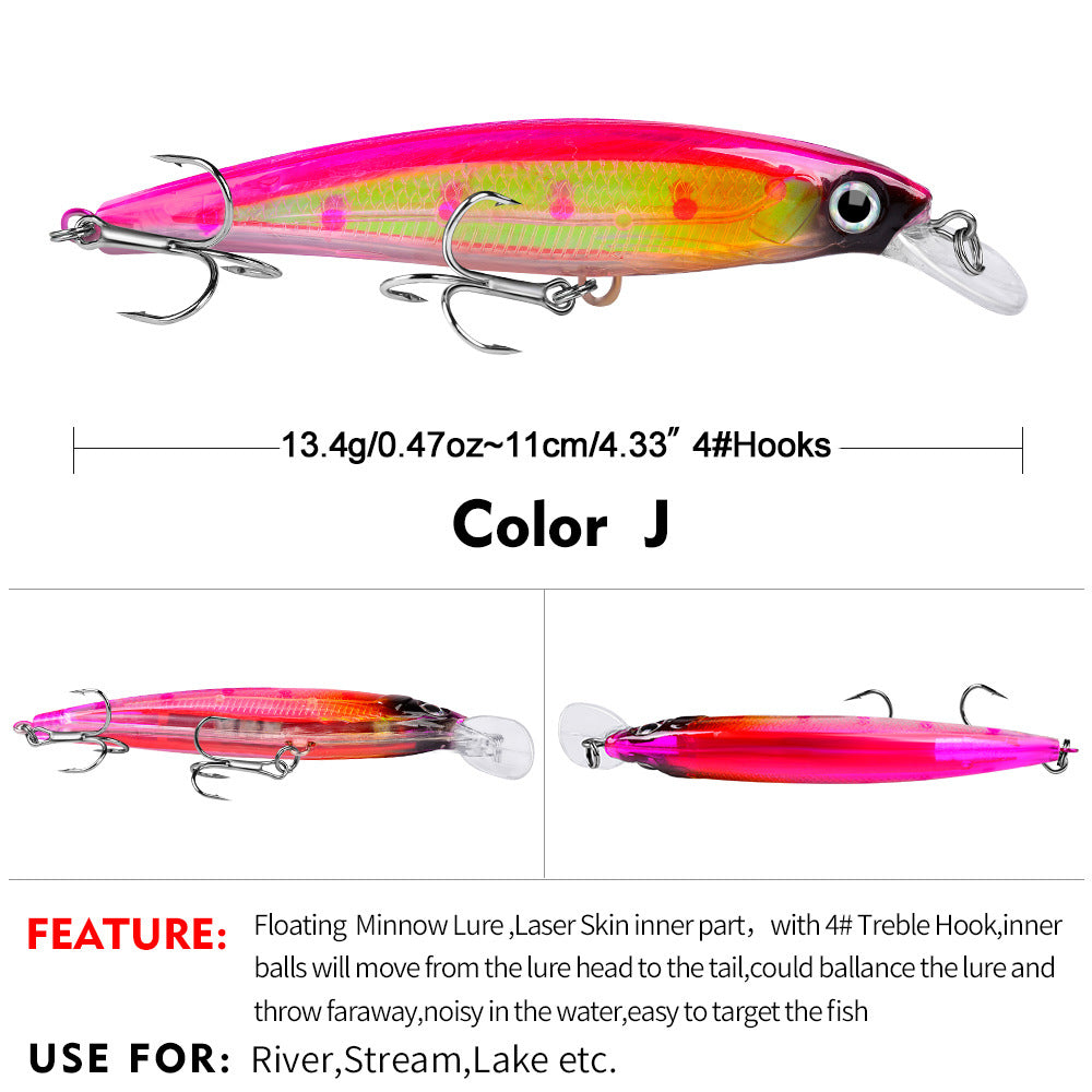 DW1199 Minnow Lures – Swimming Bait for Freshwater and Saltwater – Bulk