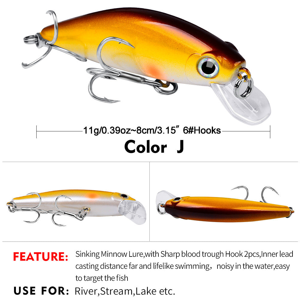 DW457 Minnow Lures – Swimming Bait for Freshwater and Saltwater – Bulk