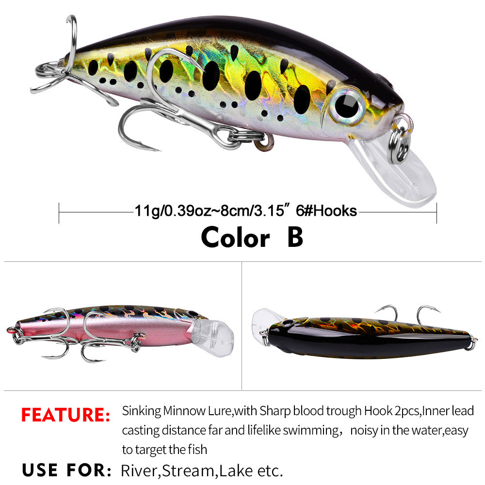 DW457 Minnow Lures – Swimming Bait for Freshwater and Saltwater – Bulk