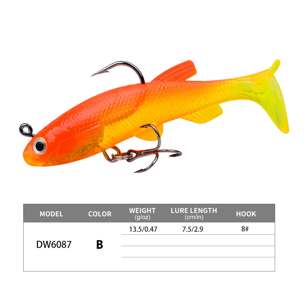 DW-6087 Jig Head Lures – Lead Head Jig with Soft Body – Bulk Order