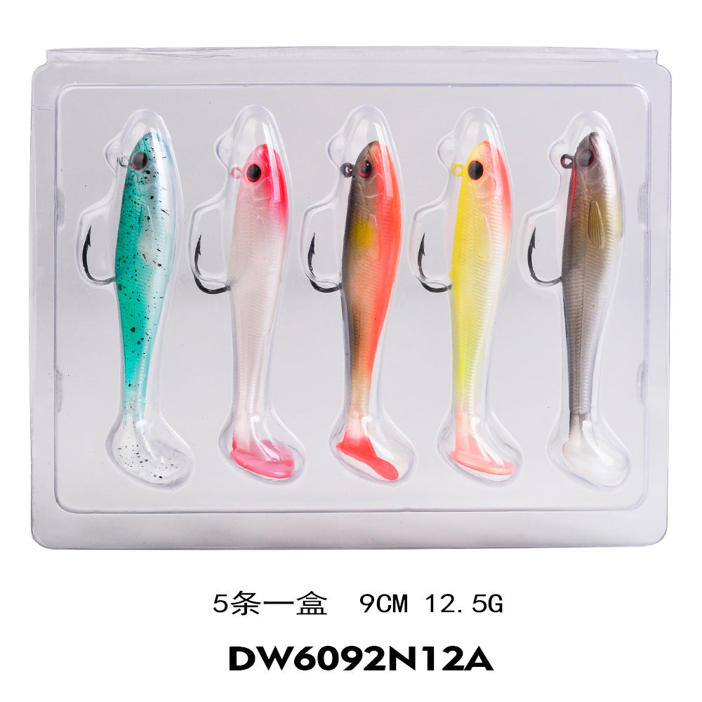 DW-6092 Jig Head Lures – Lead Head Jig with Soft Body – Bulk Order