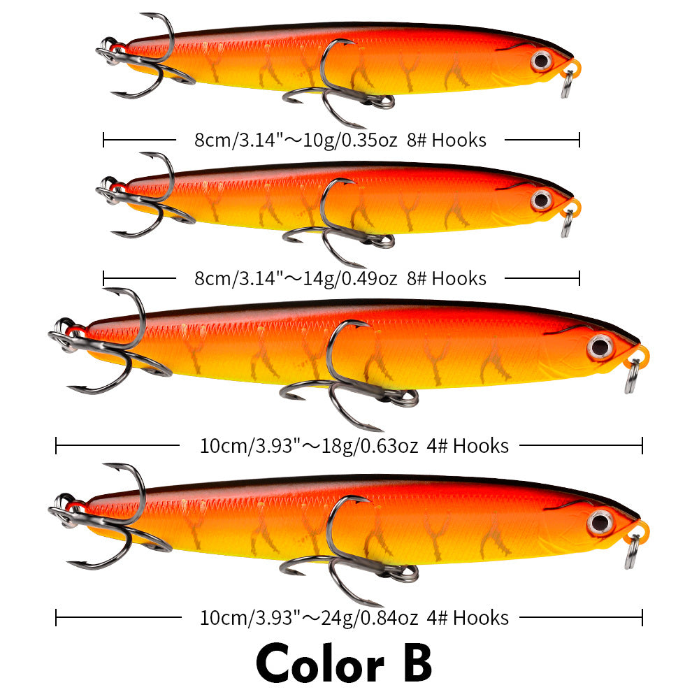 DW542 Pencil Lures – Topwater Stick Bait for Surface Fishing – Wholesale