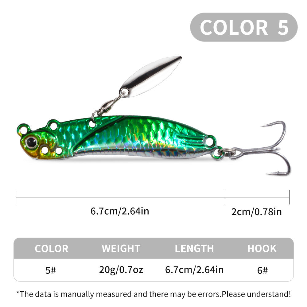 YE-352 VIB Lures – Vibration Metal Bait for Deep Water Fishing – Bulk