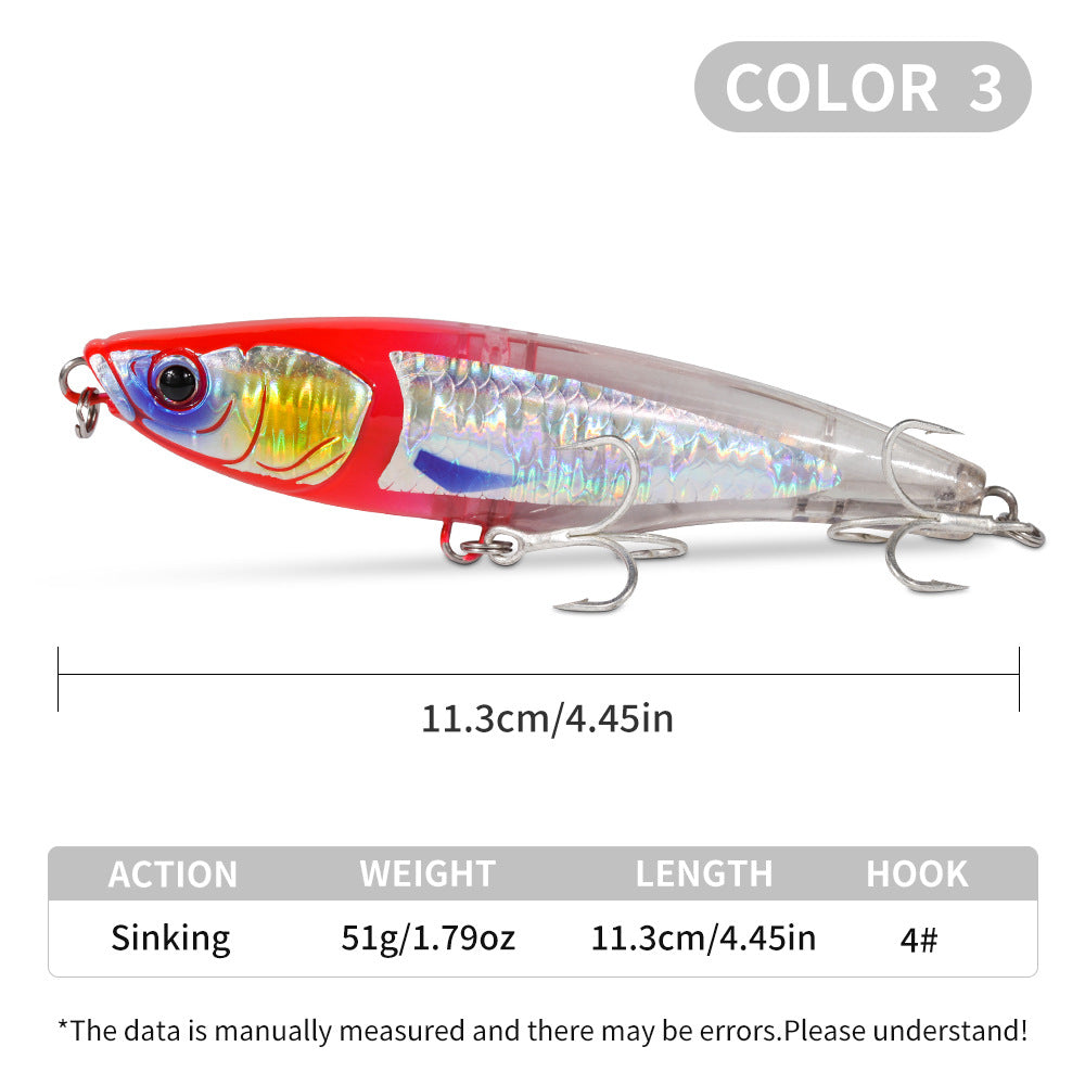 XY-511 Pencil Lures – Topwater Stick Bait for Surface Fishing – Wholesale