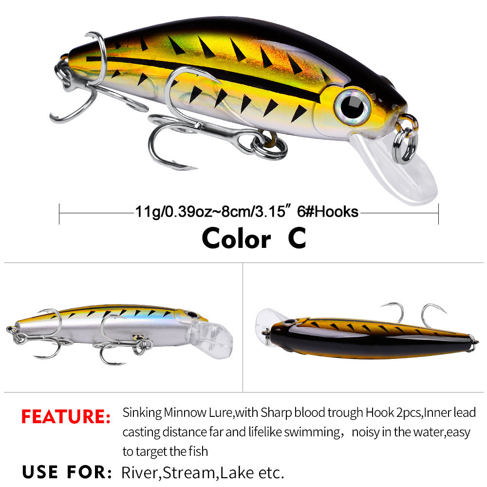 DW457 Minnow Lures – Swimming Bait for Freshwater and Saltwater – Bulk