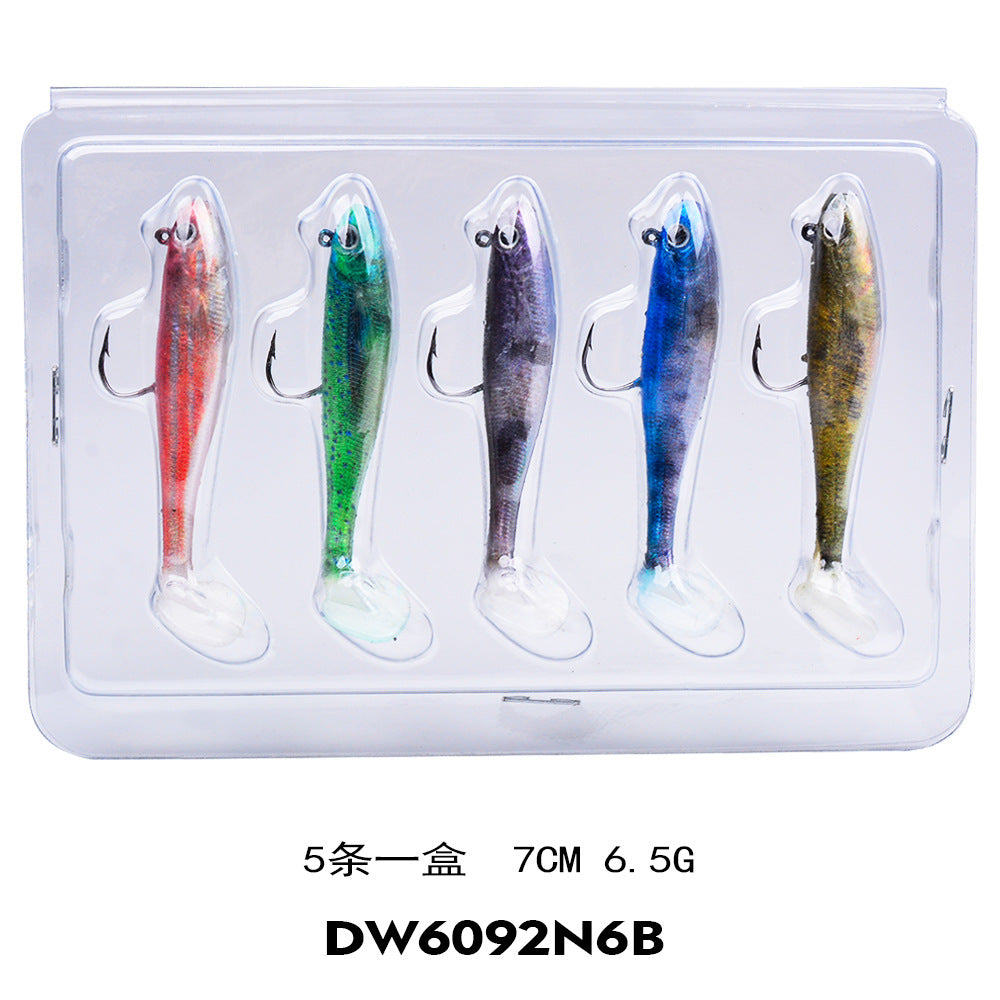 DW-6092 Jig Head Lures – Lead Head Jig with Soft Body – Bulk Order