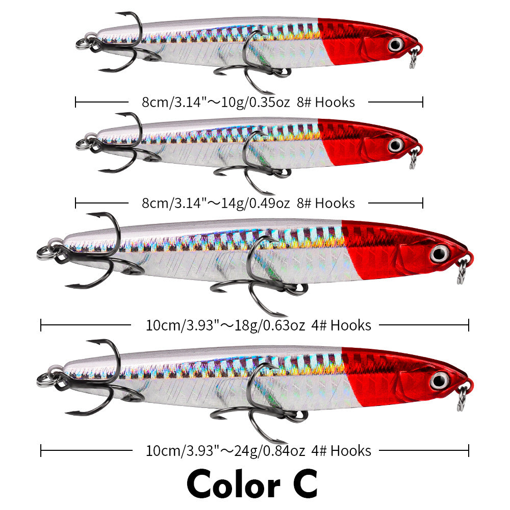 DW542 Pencil Lures – Topwater Stick Bait for Surface Fishing – Wholesale