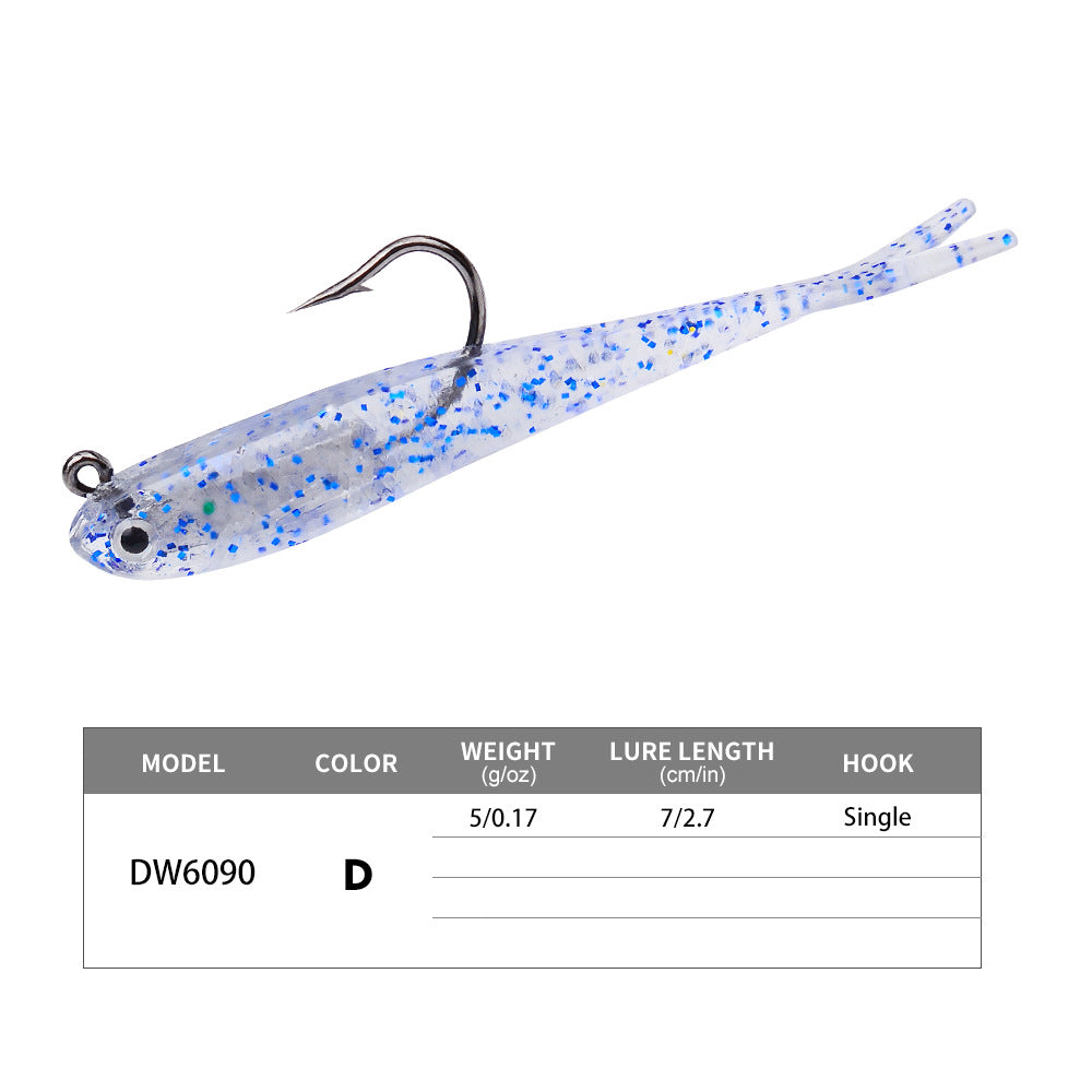 DW-6090 Jig Head Lures – Lead Head Jig with Soft Body – Bulk Order
