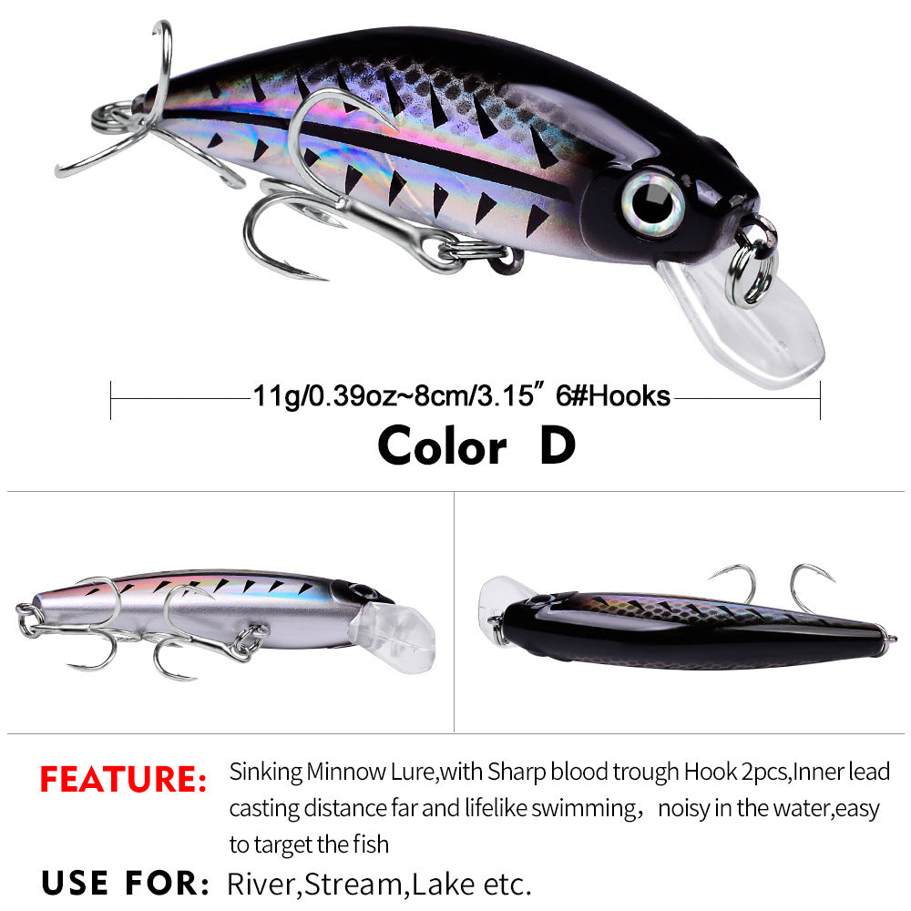 DW457 Minnow Lures – Swimming Bait for Freshwater and Saltwater – Bulk