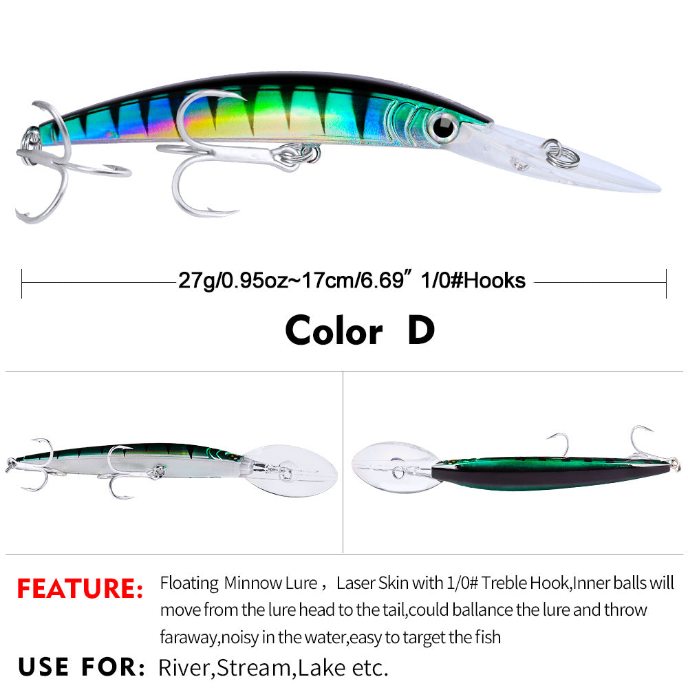 DW358 Minnow Lures – Swimming Bait for Freshwater and Saltwater – Bulk