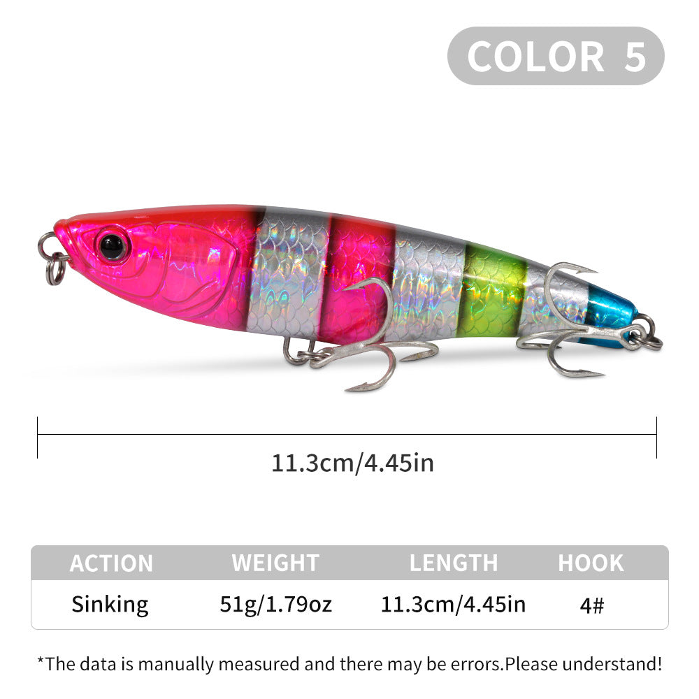 XY-511 Pencil Lures – Topwater Stick Bait for Surface Fishing – Wholesale