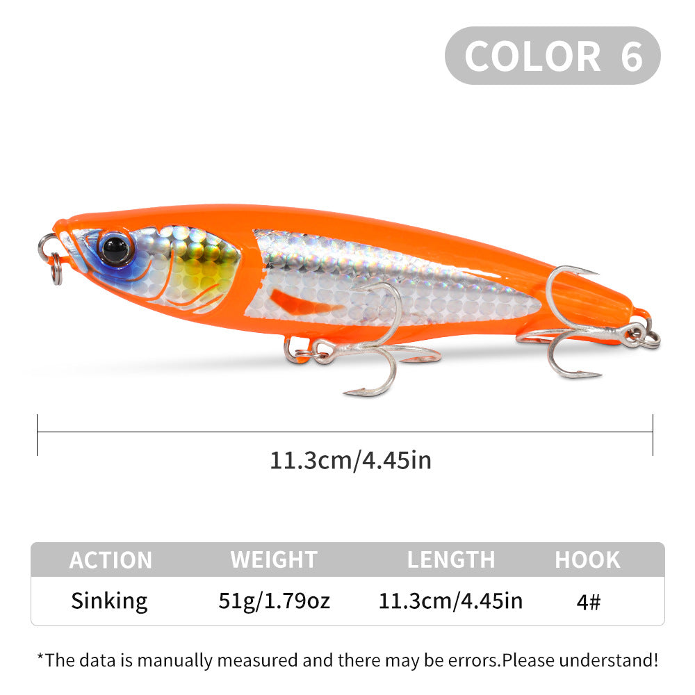 XY-511 Pencil Lures – Topwater Stick Bait for Surface Fishing – Wholesale