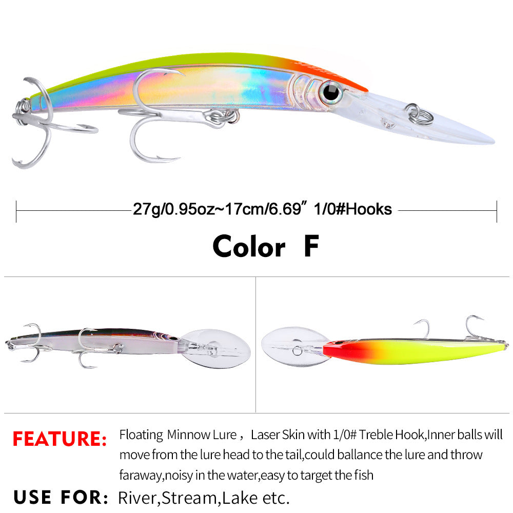 DW358 Minnow Lures – Swimming Bait for Freshwater and Saltwater – Bulk