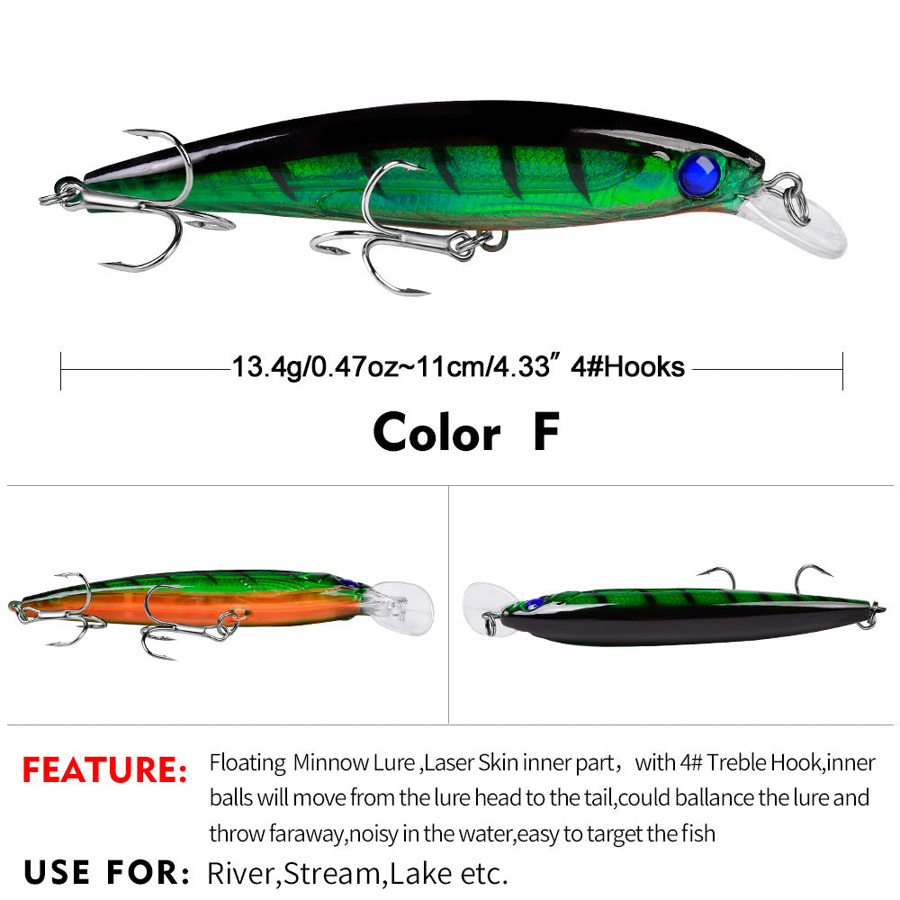 DW1199 Minnow Lures – Swimming Bait for Freshwater and Saltwater – Bulk