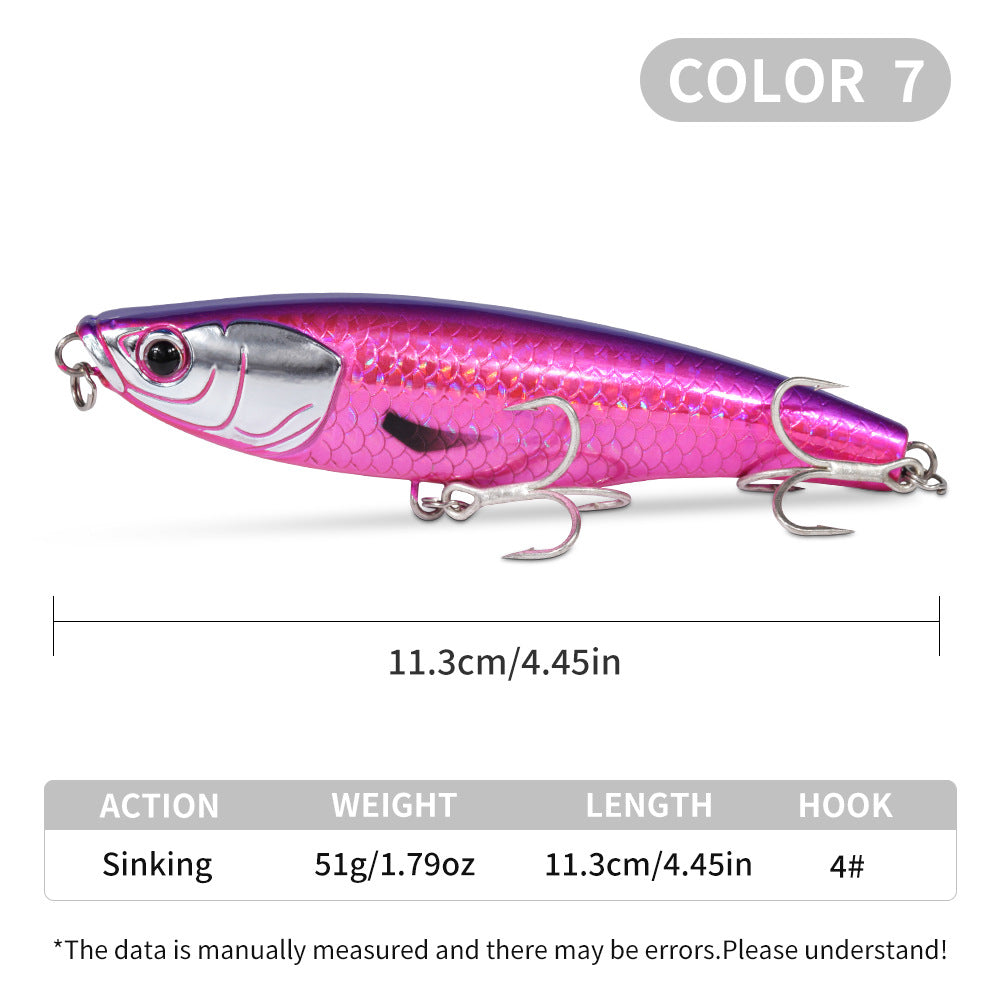 XY-511 Pencil Lures – Topwater Stick Bait for Surface Fishing – Wholesale