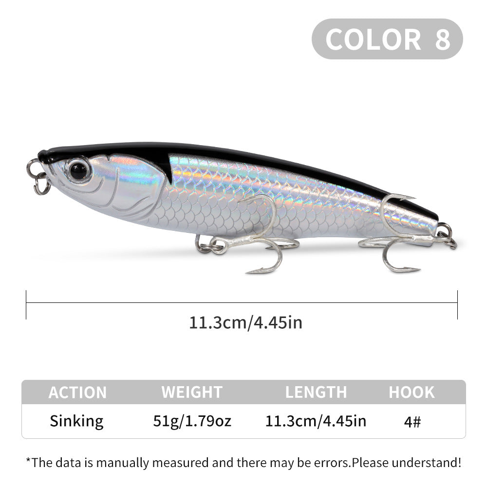 XY-511 Pencil Lures – Topwater Stick Bait for Surface Fishing – Wholesale