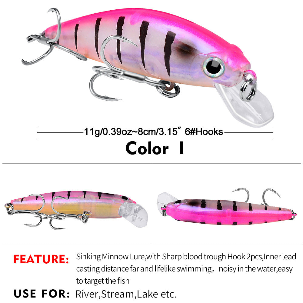 DW457 Minnow Lures – Swimming Bait for Freshwater and Saltwater – Bulk