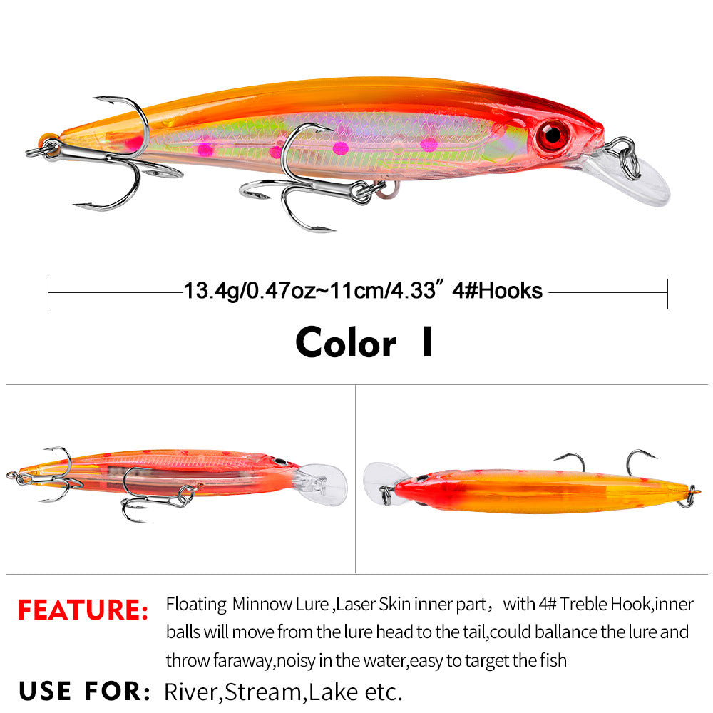 DW1199 Minnow Lures – Swimming Bait for Freshwater and Saltwater – Bulk
